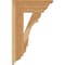 Ekena Millwork Olympic Traditional Rough Sawn Bracket, Western Red Cedar, 4"W x 14"D x 22"H BKT04X14X22OLY01RWR - alternate 4